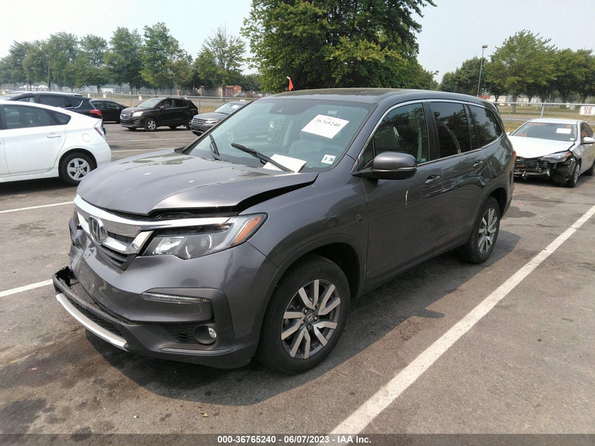 VIN 5FNYF6H59MB049158 2021 HONDA PILOT EXL