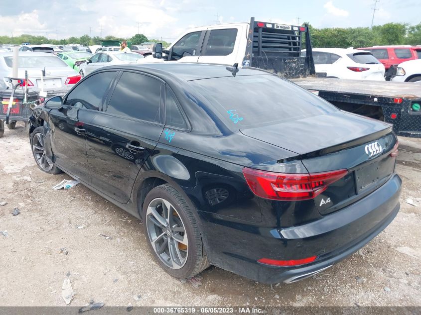 2019 AUDI A4 PREMIUM/TITANIUM - WAUGMAF40KN021694