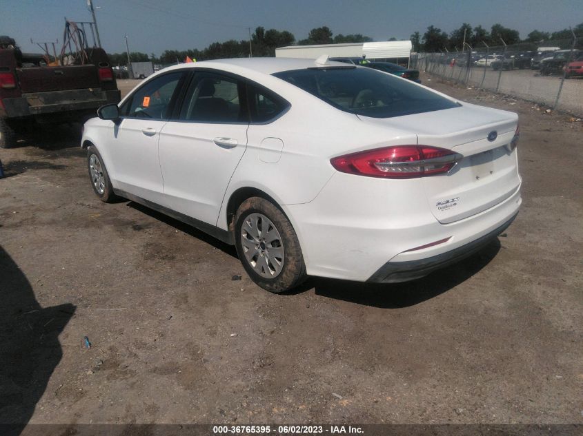 2020 FORD FUSION S - 3FA6P0G74LR122234