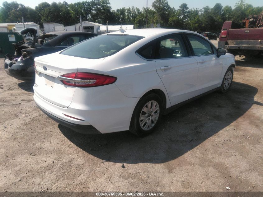 2020 FORD FUSION S - 3FA6P0G74LR122234