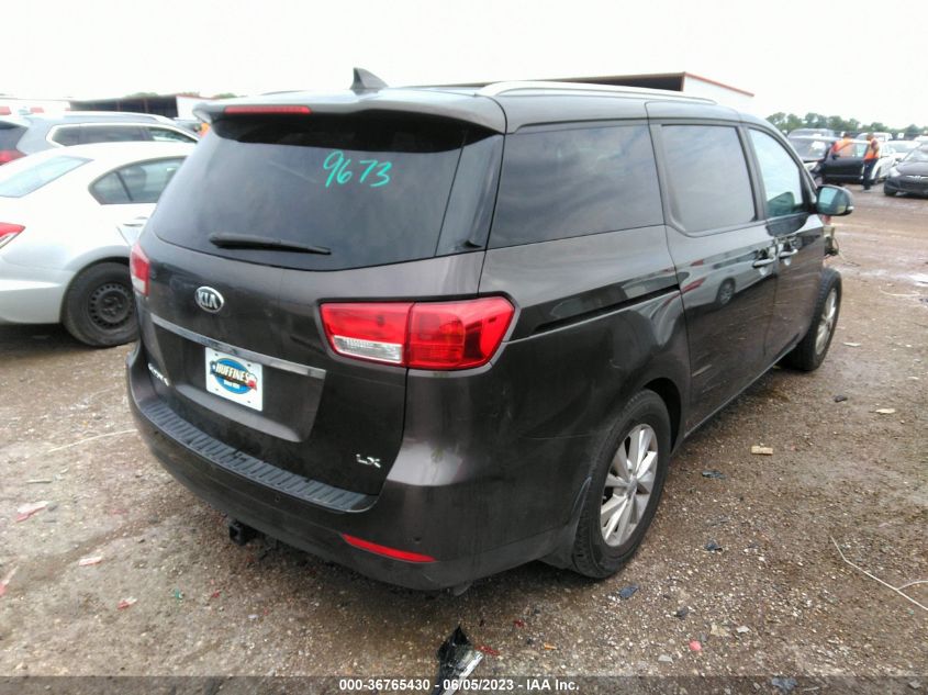 2017 KIA SEDONA LX - KNDMB5C15H6292508