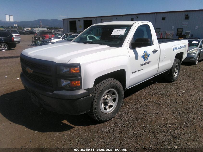 2014 CHEVROLET SILVERADO 1500 WORK TRUCK - 1GCNCPEH2EZ262030