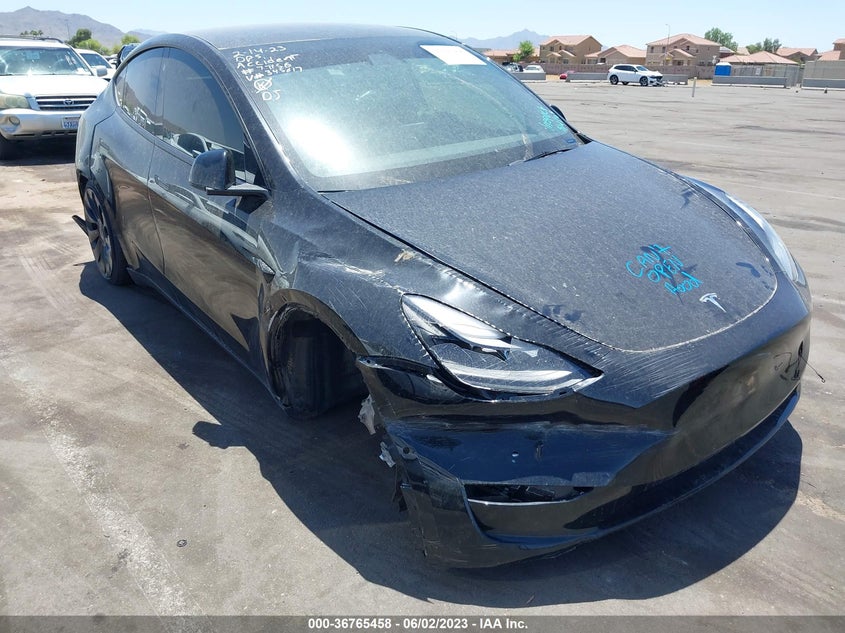 VIN 7SAYGDEF1NF345617 2022 TESLA MODEL Y PERFORMANCE