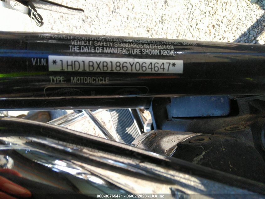 2006 HARLEY-DAVIDSON FLSTFI - 1HD1BXB186Y064647