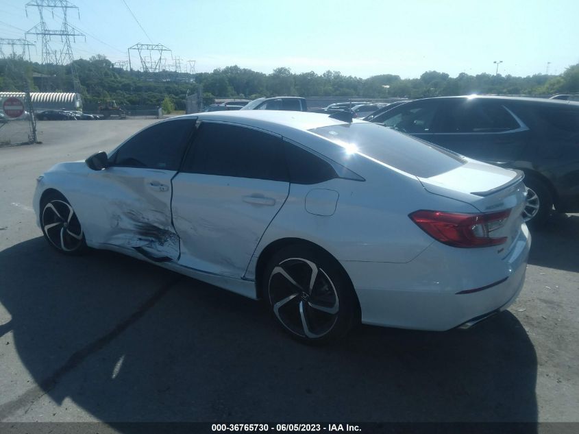 2022 HONDA ACCORD SEDAN SPORT - 1HGCV1F38NA099160