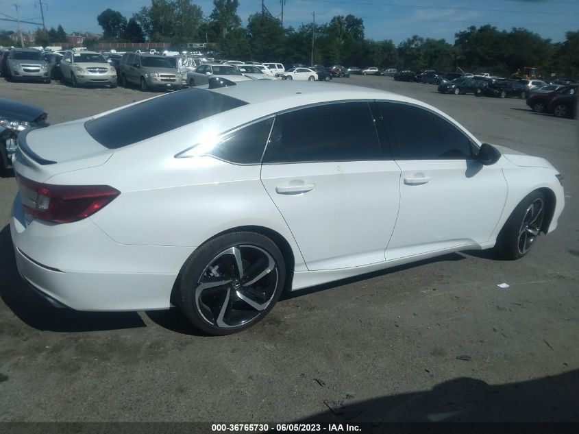 2022 HONDA ACCORD SEDAN SPORT - 1HGCV1F38NA099160