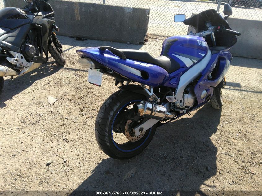2000 YAMAHA YZF600 R - JYA5AHE05YA017937