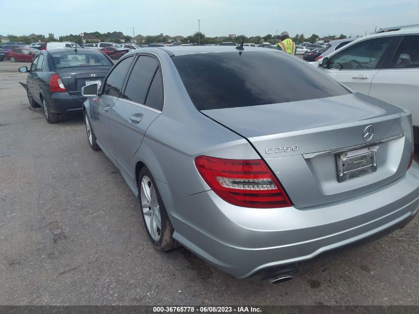 2014 MERCEDES-BENZ C-CLASS C 250 - WDDGF4HB9EG236869