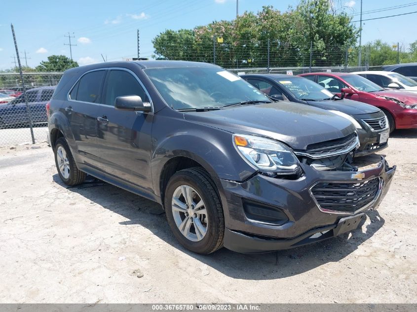 2016 CHEVROLET EQUINOX LS - 2GNALBEKXG6283324