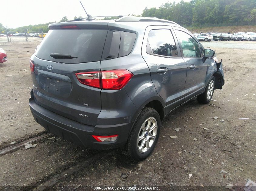 2018 FORD ECOSPORT SE - MAJ6P1UL2JC248658