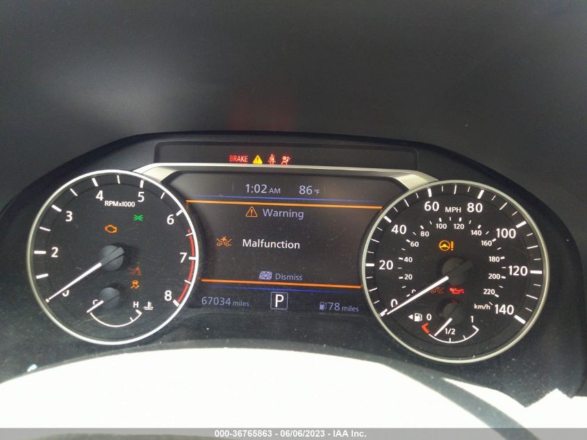 2020 NISSAN ALTIMA SR - 1N4BL4CVOLC128259