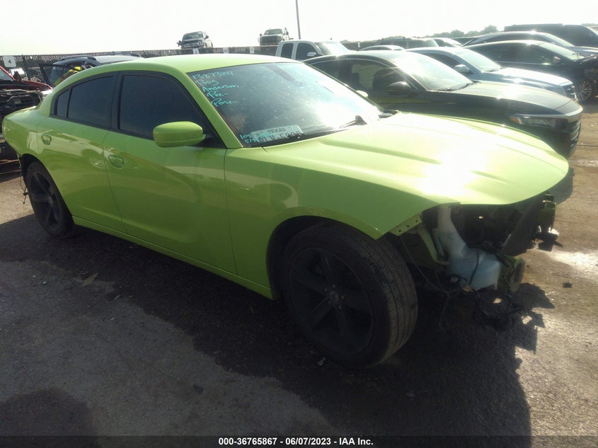VIN 2C3CDXBG0KH743619 2019 DODGE CHARGER SXT