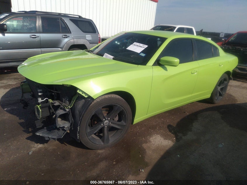 VIN 2C3CDXBG0KH743619 2019 DODGE CHARGER SXT