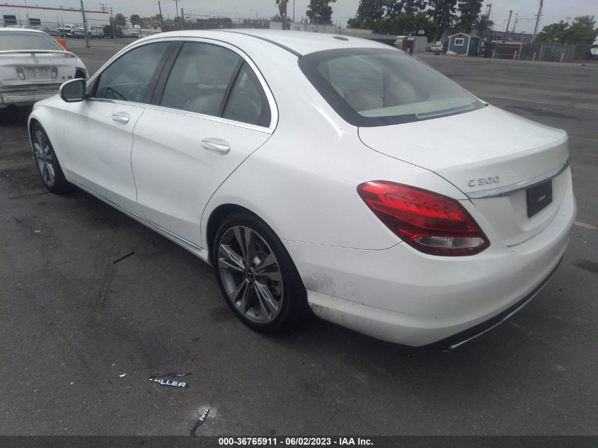 55SWF4JB3JU269370 2018 MERCEDES-BENZ C-CLASS, photo no. 3