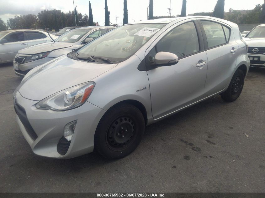 2016 TOYOTA PRIUS C ONE/TWO/THREE/FOUR - JTDKDTB35G1135632