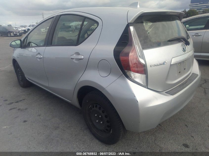 2016 TOYOTA PRIUS C ONE/TWO/THREE/FOUR - JTDKDTB35G1135632