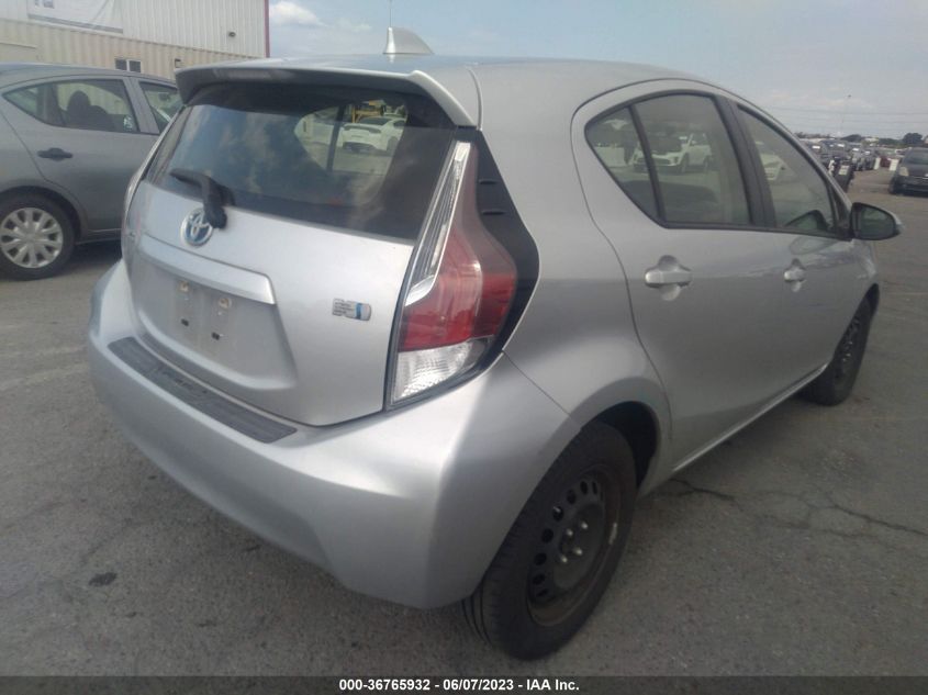 2016 TOYOTA PRIUS C ONE/TWO/THREE/FOUR - JTDKDTB35G1135632
