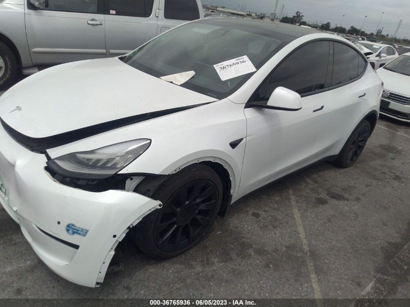 2021 TESLA MODEL Y - 5YJYGDEE0MF161322