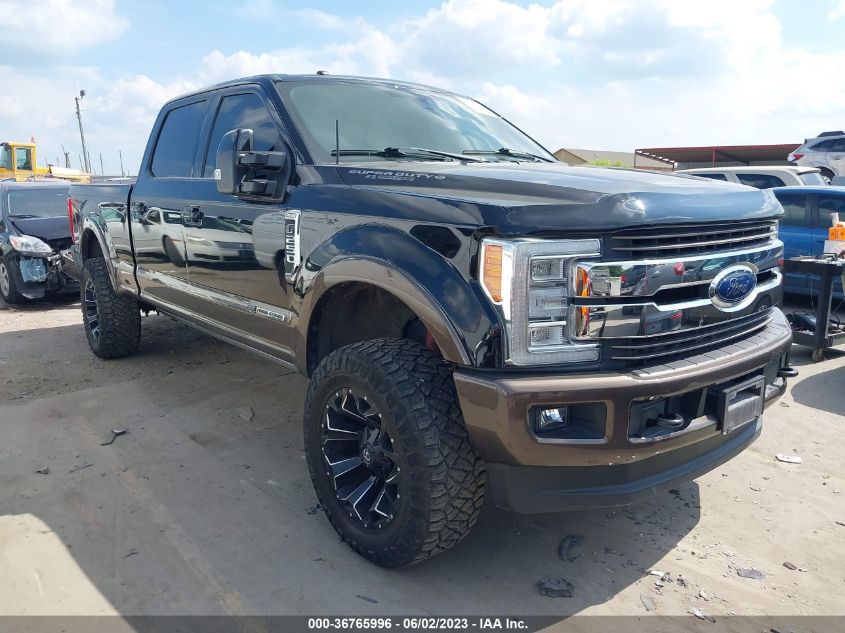 2017 FORD SUPER DUTY F-250 SRW LARIAT/PLATINUM - 1FT7W2BT1HEC43699