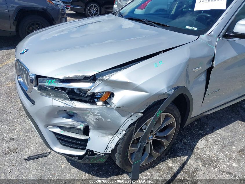 2016 BMW X4 XDRIVE28I - 5UXXW3C56G0R22559