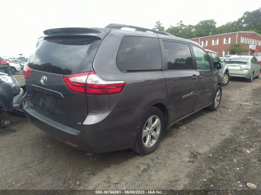 2016 TOYOTA SIENNA LE - 5TDKK3DC2GS699289
