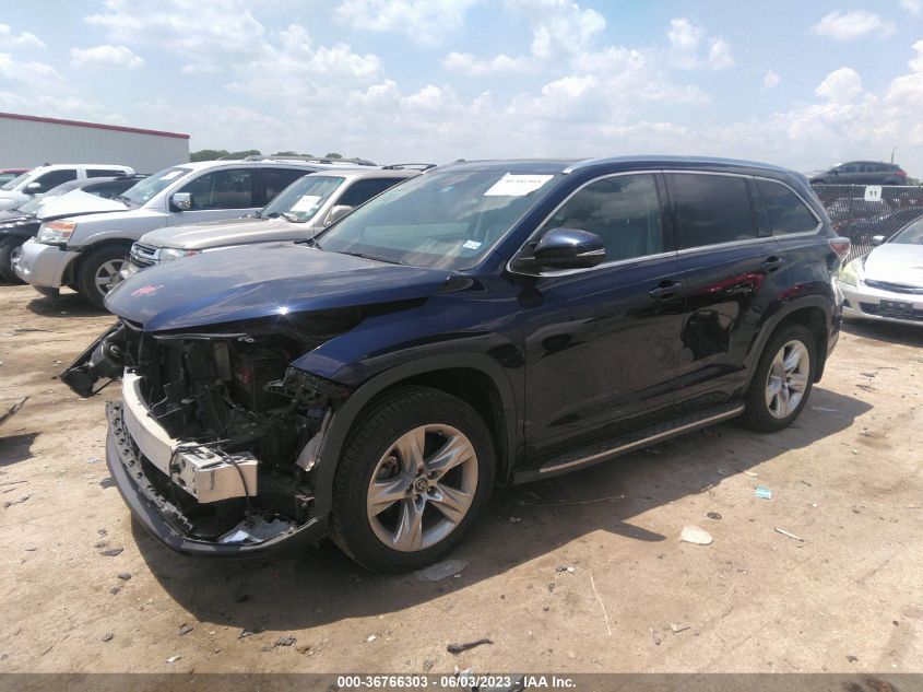 2016 TOYOTA HIGHLANDER LIMITED - 5TDDKRFHXGS342012