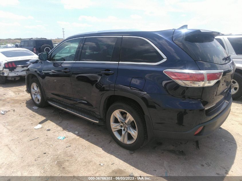 2016 TOYOTA HIGHLANDER LIMITED - 5TDDKRFHXGS342012