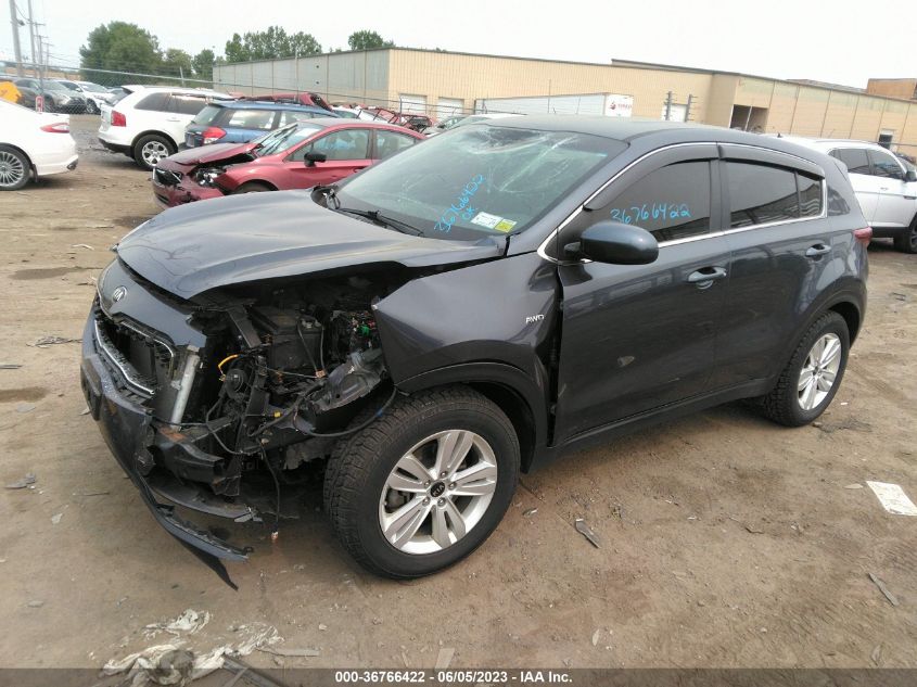 2019 KIA SPORTAGE LX - KNDPMCAC0K7552251