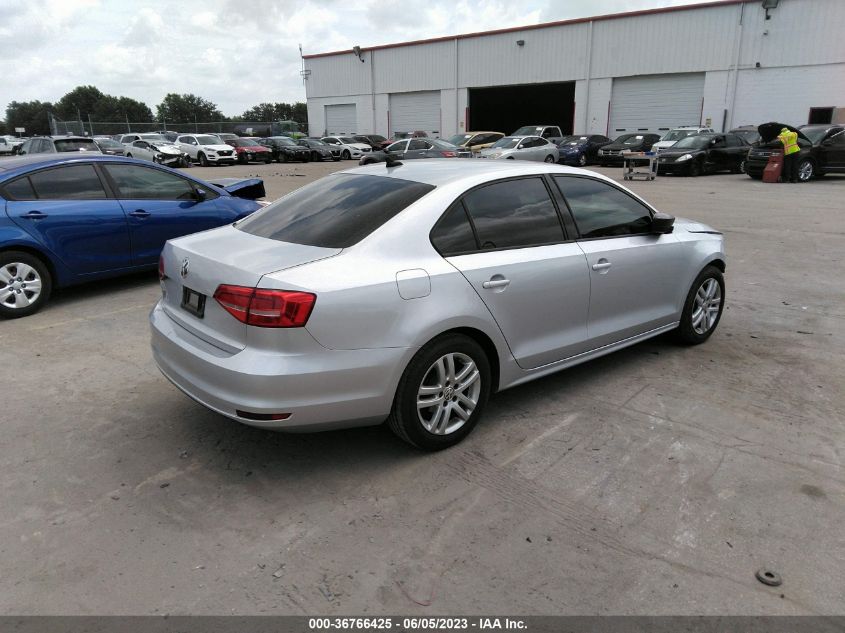 2015 VOLKSWAGEN JETTA SEDAN 2.0L S W/TECHNOLOGY - 3VW2K7AJ9FM218802