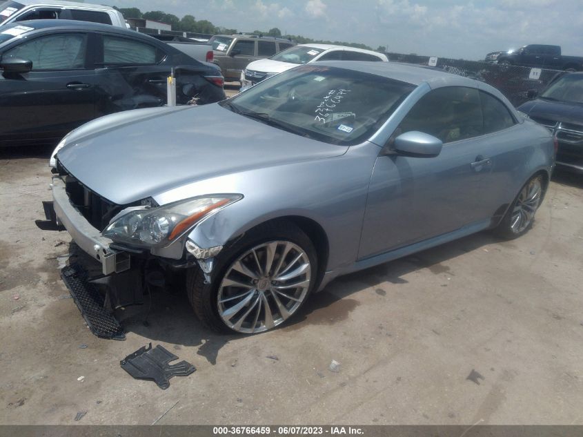 2013 INFINITI G37 CONVERTIBLE BASE - JN1CV6FEXDM771863