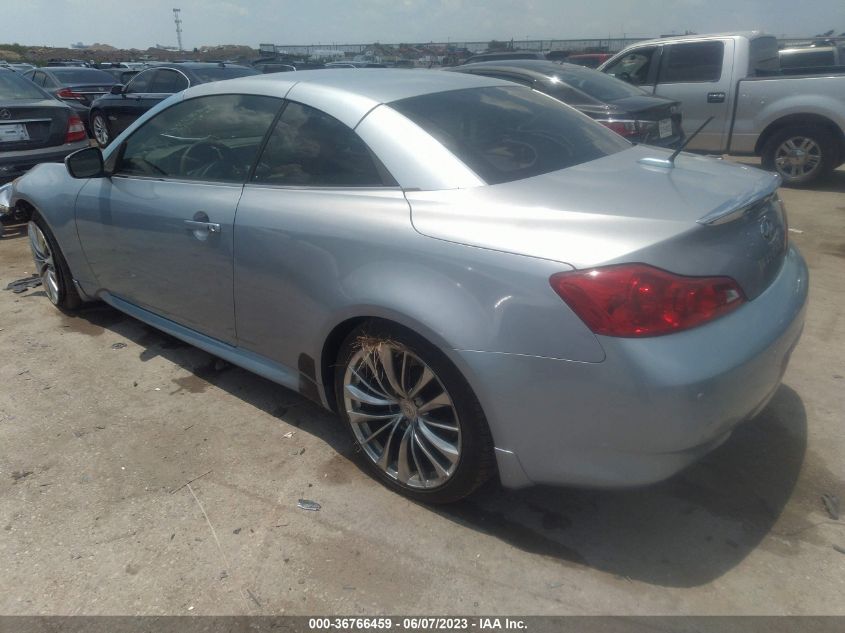 2013 INFINITI G37 CONVERTIBLE BASE - JN1CV6FEXDM771863