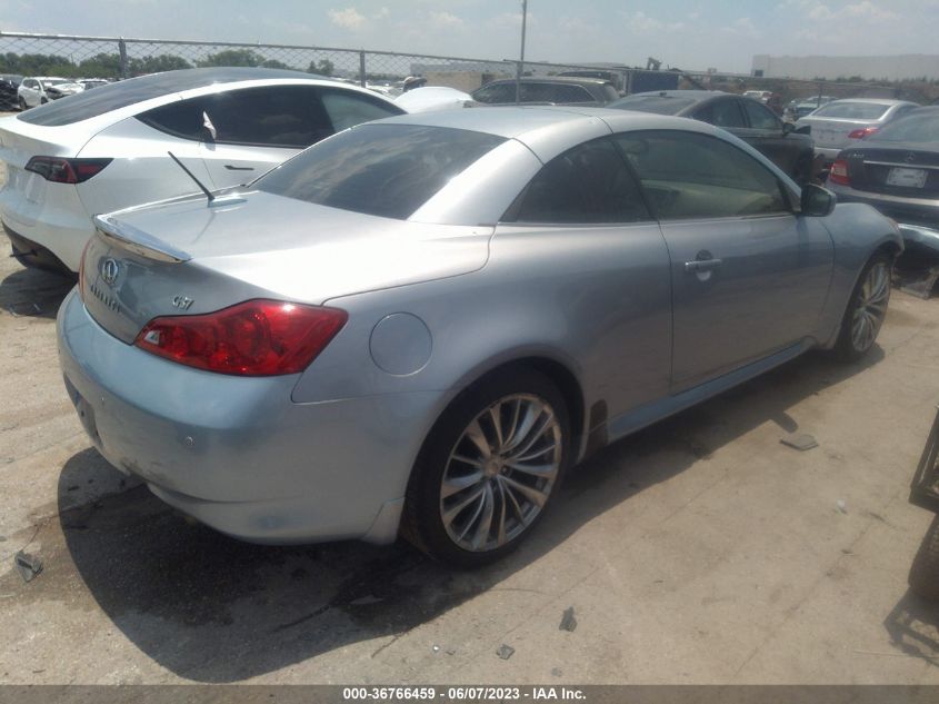 2013 INFINITI G37 CONVERTIBLE BASE - JN1CV6FEXDM771863