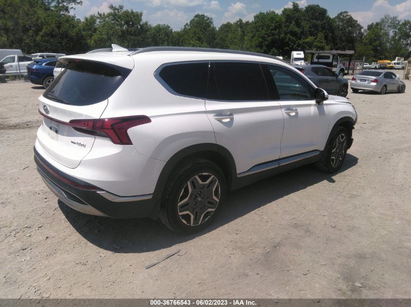 2021 HYUNDAI SANTA FE HYBRID SEL PREMIUM - KM8S3DA13MU007405