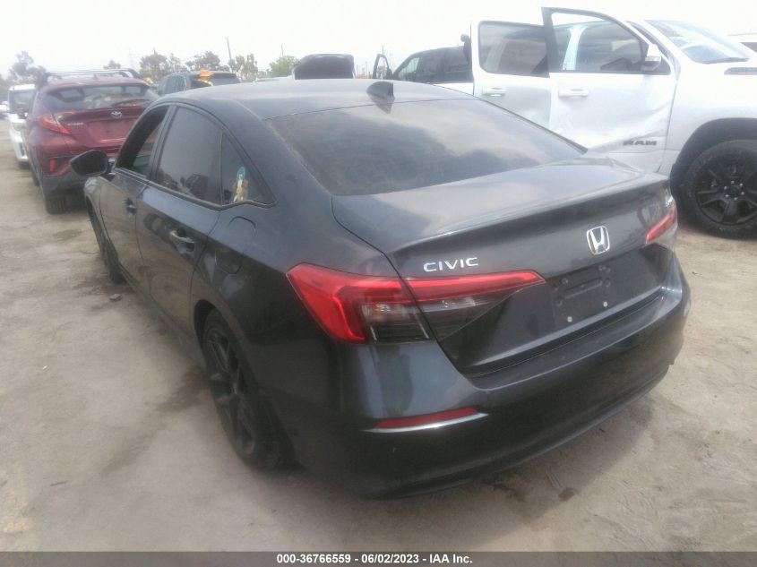 2022 HONDA CIVIC SEDAN SPORT - 2HGFE2F58NH585117