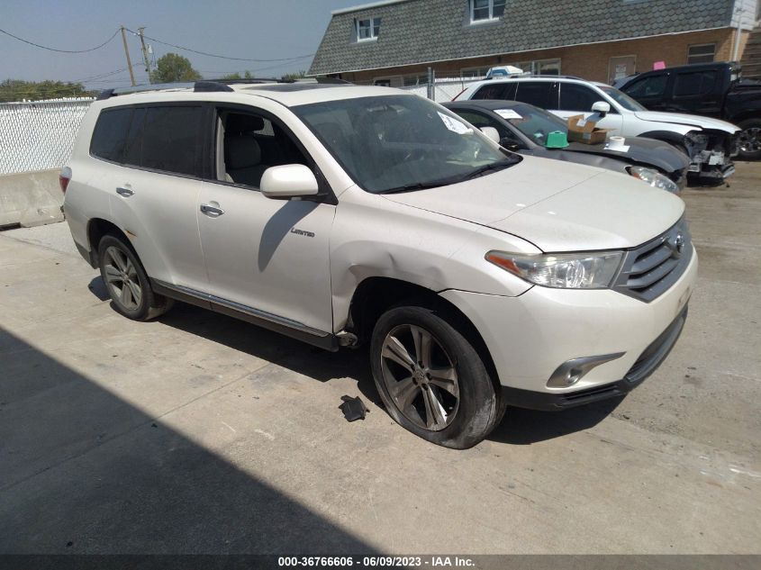 2013 TOYOTA HIGHLANDER LIMITED - 5TDDK3EH4DS232258