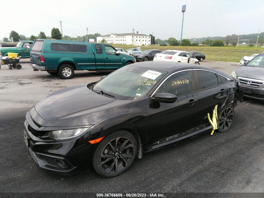 2019 HONDA CIVIC SEDAN SPORT - 2HGFC2F84KH589709