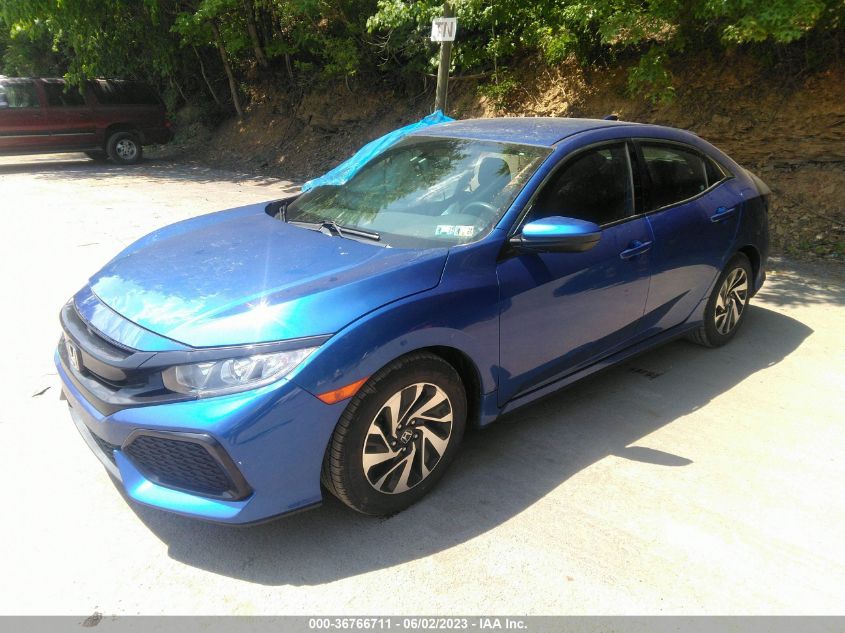 2017 HONDA CIVIC HATCHBACK LX - SHHFK7H25HU408671