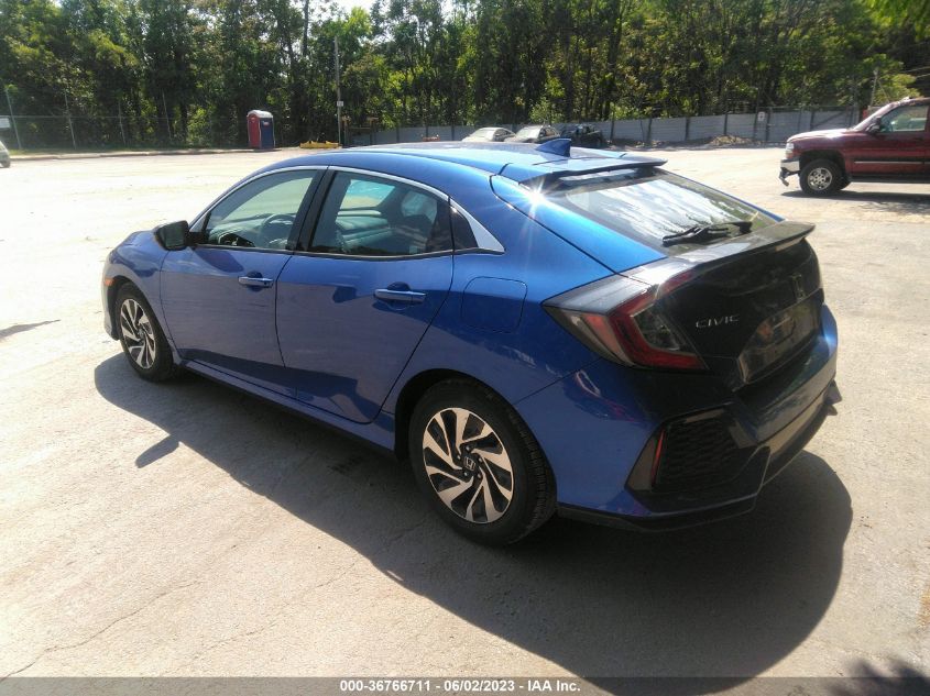 2017 HONDA CIVIC HATCHBACK LX - SHHFK7H25HU408671