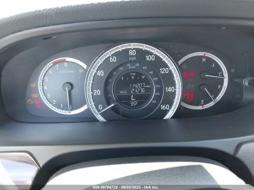 2016 HONDA ACCORD SEDAN EX-L - 1HGCR2F89GA013931