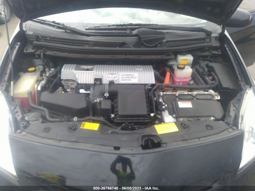 2013 TOYOTA PRIUS ONE/TWO/THREE/FOUR/FIVE - JTDKN3DU3D5592012