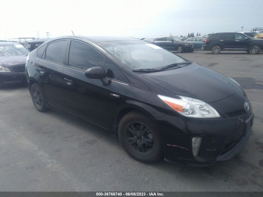 2013 TOYOTA PRIUS ONE/TWO/THREE/FOUR/FIVE - JTDKN3DU3D5592012