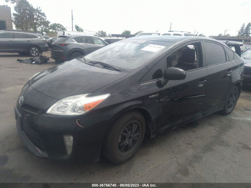 2013 TOYOTA PRIUS ONE/TWO/THREE/FOUR/FIVE - JTDKN3DU3D5592012