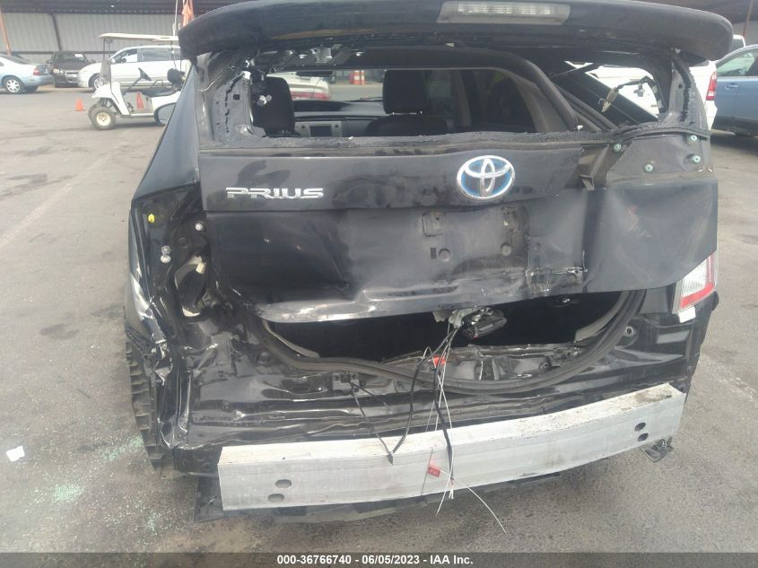 2013 TOYOTA PRIUS ONE/TWO/THREE/FOUR/FIVE - JTDKN3DU3D5592012