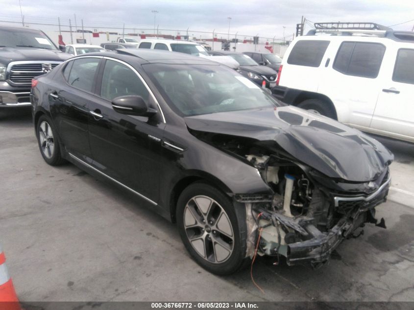 2013 KIA OPTIMA HYBRID EX - KNAGM4AD3D5039280