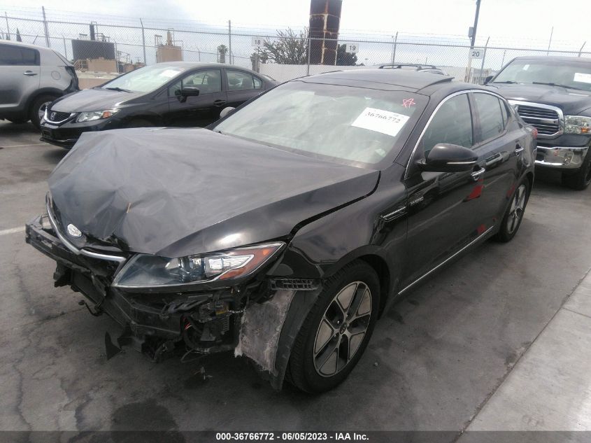 2013 KIA OPTIMA HYBRID EX - KNAGM4AD3D5039280