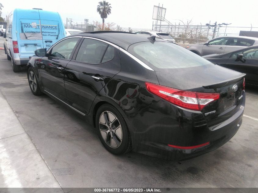 2013 KIA OPTIMA HYBRID EX - KNAGM4AD3D5039280