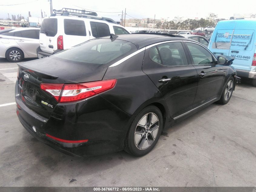 2013 KIA OPTIMA HYBRID EX - KNAGM4AD3D5039280