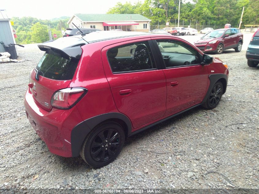 2023 MITSUBISHI MIRAGE BLACK EDITION/SE - ML32AWHJ7PH003563