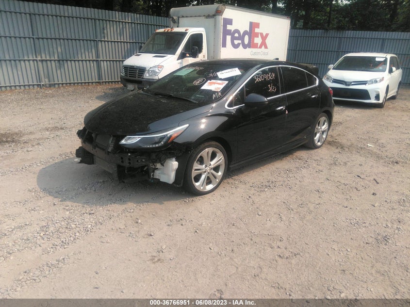 VIN 3G1BF6SM3HS580836 2017 CHEVROLET CRUZE PREMIER