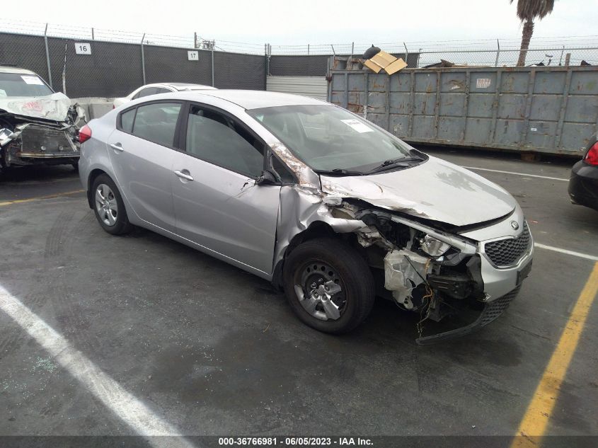 2016 KIA FORTE LX - KNAFK4A62G5610250